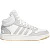 adidas Hoops 3.0 Mid Classic Shoes, Scarpe Donna, Cloud White/Grey Two, 35.5 EU