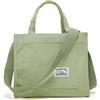 Niction Borsa tote da donna, piccola borsa a tracolla, alla moda, borsa a tracolla, mini borsa da lavoro e da viaggio, Verde erba, Taglia unica