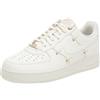 NIKE Air Force 1 '07 LX, Sneaker Donna, Sail Sail Sail Metallic Gold, 38.5 EU