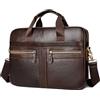 VINBAGGE Borse Uomo Lavoro,Borsa Ufficio Uomo Borsa 24 Ore Uomo Ventiquattrore Uomo Valigetta 24 Ore Uomo Rigida Borsa Porta Documenti Uomo Ufficio Lavoro/Affari/Computer/File(Marrone scuro2)