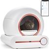 Classmark Lettiera Gatto Autopulente - Lettiera Automatica per Gatti - Smart Lettiera Elettronica Autopulente - Lettiera Gatto Elettrica Chiusa Grande XXL - Sabbiera Intelligente per Gatti - Toilette per Gatti