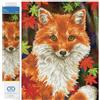 DIAMOND DOTZ Kit per pittura, intermedio, DD9, Foxy, 35 x 45 cm