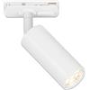 BRILONER - Sistema per binario Faretto LED, dimmerabile, orientabile, accessorio, tracklight, faretto LED, spot da soffitto, lampade, plafoniera, 40x100mm (DxH), bianco