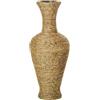 DRW Vaso di terra di erba di mare in naturale 31x31x72 cm