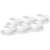 KARACA Seashell 200 ml tazza da tè per 6 persone, bicchieri da tè turchi con piattino, set Cay Bardagi, tè turco, Cay Bardagi SETI, elegante, design di alta qualità
