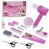 HOTUT Set di Parrucchieri per Bambini Realistico Salone Bellezza Ragazza Playset Hair Styling con Asciugacapelli Arricciacapelli Forbici e Accessori per Parrucchieri