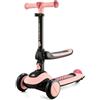 Kinderkraft Bicicletta e monopattino 2 in 1 HALLEY rosa