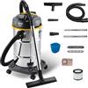 Lavor WTP 30 XE - Aspirapolvere aspiraliquidi - Fusto Inox 30 lt - 1600 W