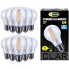 CLAR - Lampada Filamento LED E27, Lampadine Vintage, Lampadine LED E27 Luce Naturale, Lampadina Vintage LED, 10W 4000ºK (Pack 10)