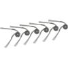 CHAIN PEAK (6 Pezzi) Qrevo Curv Spazzole Laterali Parti di Ricambio per Roborock Q Revo Curv/Q Revo Edge/Saros 10R/ Saros 10/ Q10 S5/ Q10 X5/ Q7 M5/ Saros Z70 Robot Aspirapolvere, Spazzola Laterale