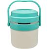FAST WORLD SHOPPING ® Contenitore Termico Colore Verde Per Alimenti E Bevande Thermos 12/24 ore Acciaio 1,6 Litri Porta Pranzo Caldo Freddo Doppia Camera Sottovuoto Recipiente Isolante