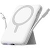 Azmuth Power Bank, per Magsafe Powerbank iPhone 10000mAh, Caricatore Portatile Magnetico Wireless Ricarica Rapida con Display LED Batteria Esterna per iPhone 17/16/15/14/13/12/Pro/Pro Max