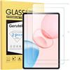 Gerutek 2 Pezzi Pellicola Protettiva per Honor Pad 10/ Pad 9 12.1 Pollici 2025/2024, Pellicola in Vetro Temperato per Honor Pad 10 [0,33 Ultra Trasparente] [Antigraffio] [Senza Bolle] [9H]
