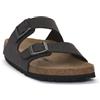 BIRKENSTOCK ARIZONA VELVET GRAY BIRKIBUC CALZ S