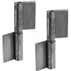 Gedotec Cerniera per porte per saldatura Gedotec - metallizzata | Altezza = 100 mm | sinistra DIN | Cerniera robusta per cancello e macchinari da giardino cerniera della porta per cancelli in acciaio