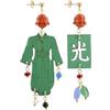 Lebole Maison Lebole Gioielli Orecchini da Donna Kimono Special Tessuto Verde