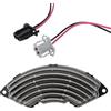 RASHION Riscaldatore Motore Ventilatore Resistenza Compatibile con C4 Picasso Berlingo Dispatch Jumpy Partner Expert Doblo Scudo con Connettori Spina Cavo 6441.CE