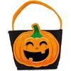 Folat 23874 Trucco o Trattareo Borsa Zucca - Halloween BoOo! - 27x20x10 cm - Decorazioni Di Halloween Con Zucche, Teschi, Pipistrelli, Fantasmi, Ragni