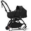 Stokke Passeggino Stokke YOYO3 con Newborn Shell (nero) - Include telaio (nero), Newborn Shell, materasso doppio, coprigambe, tracolla imbottita e borsa protettiva per riporre il passeggino