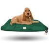 Ligo Tommy - Materasso per Cani Idrorepellente Realizzato in Italia. Cuscino Sfoderabile Lavabile Cuccia per Cane antimacchia per uso Interno Esterno.Materassino cani. (S: 70 x 50 cm, VERDE BOSCO)