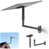 SURVADV Supporto Starlink Gen 3, SURVADV Starlink Wall Mount regolabile a 360°, Kit di montaggio su palo Starlink V3 con adattatore per tubo Gen3 per Starlink Standard Dishy