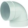 MKK Rundrohr Bogen 90° Grad Lüftungsrohr Ø 150 mm Abluft Zuluft Rohr Kanal PVC Ve... #1