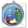 F.LLI BONELLA Fratelli Bonella | Piastrella in Ceramica della Natività Contemporanea 10x10 cm con Occhiello in Scatola Regalo in Raso | Made in Italy (Piastrella della Natività Contemporanea)