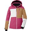 Killtec Bambine e ragazze Giacca da sci/giacca funzionale con cappuccio e paraneve KSW 442 GRLS SKI JCKT, pink, 164, 43162-000