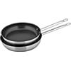 METRO Professional Set di 2 Padelle con Rivestimento Antiaderente, Alluminio, Ø 24/28 cm, Utilizzabili in Forno (Max 240°C), Argento