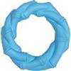 JACK AND VANILLA, Anello in Gomma Resistente per Cani, Design ergonomico, Ideale per Giochi interattivi, Facile da Pulire, Diametro 10,5 cm, Colore Blu Chiaro, Modello Rubber Toys