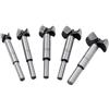 Mengshen Forstner Set di Punte da Trapano 15-35mm 5 Pezzi, Trapano per Legno Duro Acciaio ad Alta velocità Forbice per la Lavorazione del Legno del carburo cementato, con Foro Blister