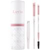 Luvia Cosmetics Set di pennelli per il trucco Luvia, Prime Brow Kit, set di pennelli per sopracciglia, 2 pennelli cosmetici vegani con pinzette, pennelli per il make-up