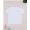 Prénatal T-shirt bimba bianca margherita