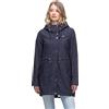 Ragwear Canny - Cappotto da donna in parka, con cappuccio, impermeabile, impermeabile, Navy 2331_2028, XL