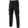 Generico Pantaloni da Lavoro Uomo Elasticizzati Jeans Pantaloni Uomo Taglie Forti 7XL Pantaloni Impermeabili Uomo Cargo Pantaloni Cargo Militari Uomo Blu Pantaloncini Uomo Calcio