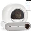 Classmark Lettiera Gatto Autopulente - Lettiera Automatica per Gatti - Smart Lettiera Elettronica Autopulente - Lettiera Gatto Elettrica Chiusa Grande XXL - Sabbiera Intelligente per Gatti - Toilette per Gatti
