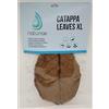 Natunae - Foglie di Catappa mandorlo indiano XL (lunghezza +20 cm) per acquario Trattamento Acqua confezione da 10