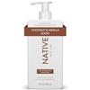 Native Shampoo Idratante Cocco & Vaniglia - Tutti i Tipi di Capelli, Colorati & Trattati, Da Fini a Secchi Danneggiati, Senza Solfati, Senza Siliconi & Senza Coloranti (487 ml)