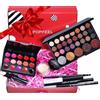 MKNZOME Kit per Trucco Completo, Cosmetico Valigetta per Principianti Set Trucchi Make Up Completo con Lucidalabbra, Palette di Ombretti, Mascara, Eyeliner, Spazzola, Set Trucco da Donna Travel