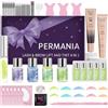 PERMANIA Kit Laminazione Ciglia con Tinta, 2025 Nuovo Kit Colorazione e Sollevamento di Ciglia e Sopracciglia, 4 In 1 Kit Laminazione Ciglia e Sopracciglia con Tinta Nero, Fino a 4-6 Settimane