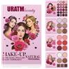 CHSEEO 43 Colori Rosa Palette di Trucco, 4 in 1 Palette di Ombretti, Fard Perlato, illuminante per il Contorno, Regalo per la Festa della donna per Mamma, Moglie, Sorella, Fidanzata