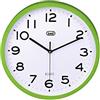 Trevi OM 3302 S Orologio da Parete Silenzioso con Movimento SWEEP, Diametro 30cm, Design Moderno ed Essenziale, Ideale per Camera da Letto e Ufficio, Funzionamento con Batteria Stilo AA, Verde