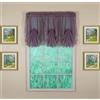 Today's Curtain Emelia Original - Inserto a ventaglio in voile, ametista, 76,2 x 101,6 cm (lunghezza x larghezza)