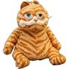 Maomoto Fat Orange Cat Peluche Grasso Gattino Peluche Giocattoli Giocattoli, 20 cm realistici Gatto giallo Tigrato Realistico Gattino Giocattolo per ragazzi e ragazze Bambini Natale Regalo di compleanno