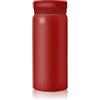 Boziee Piccola bottiglia termica in acciaio inox, 200 ml/300 ml, senza BPA, isolata sottovuoto, mini thermos (rosso, 200 ML)