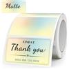 FINDAT Etichette Termiche Giallo Gradiente 50 X 25 mm Rotolo Vinile Impermeabile Adesivo Termico Rettangolari Etichette Stampabili per Ufficio Designs Codice a Barre Spedizione 500 Pezzi