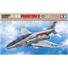 TAMIYA, 61121-000 61121 1:48 F-4B Phantom II Mcdonnell Douglas - Vettore Aereo, Riproduzione Fedele all'originale, modellismo, in plastica, per Fai da Te, Hobby, assemblaggio, Non Laccato