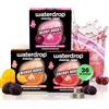 waterdrop MICRODRINK waterdrop® Energy Drink, 90mg Caffeina Naturale con Vitamina B, 36 cubetti per acqua - Zero Zuccheri e poche Calorie - Bevanda energetica al gusto di frutti di bosco, mango e ciliegia - preworkout