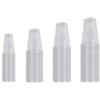 DPdantepellacani 100/1000 BICCHIERI plastica PP Ultra Resistenti Bicchiere usa e getta per Acqua Birra Bibite Pub Feste Sagre con Tacca 0,25 L 0,3 L 0,4 L 0,5 L (100, tacca 300ml capienza 350ml)