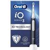 Oral-B Spazzolino da denti elettrico iO3 per adulti, 1 testina rotonda, 3 modalità di pulizia con sbiancamento, spina UK a 2 pin, nero